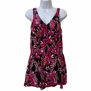 Maxine of Hollywood 1pc Swimsuit Swim Dress NWT